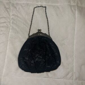 Vintage Black Evening Clutch